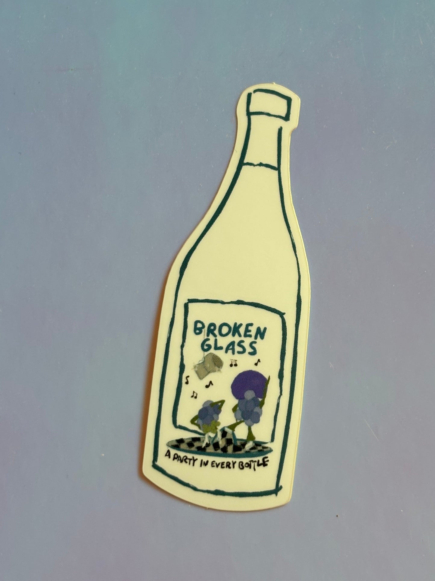 'Disco Grapes' Sticker