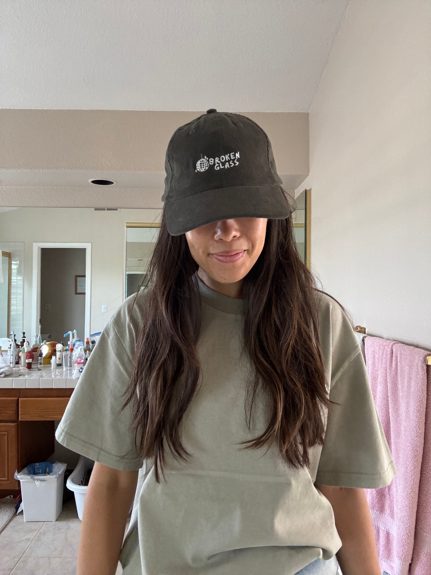 'Broken Glass' Logo w/ Disco Corduroy Hat