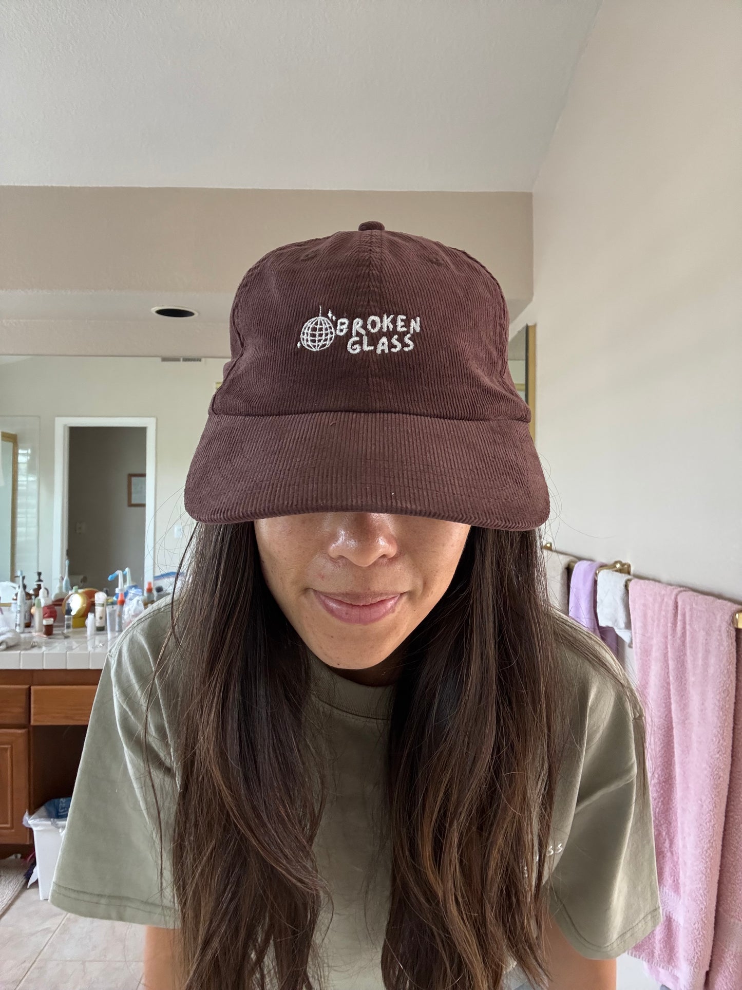 'Broken Glass' Logo w/ Disco Corduroy Hat