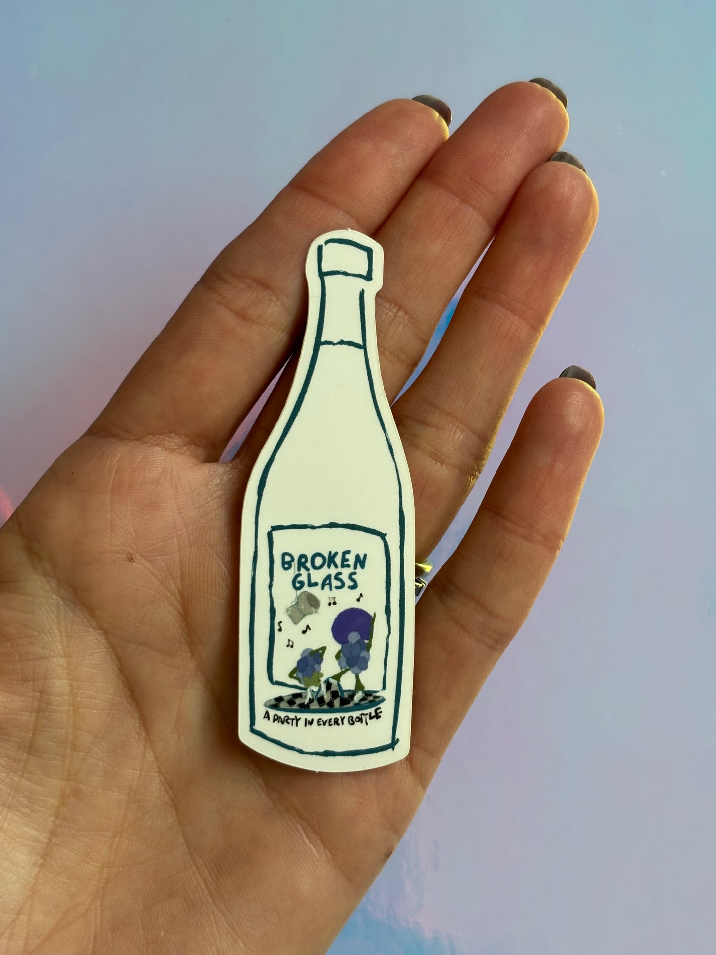 'Disco Grapes' Sticker